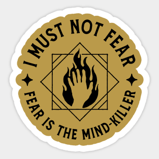 I must not fear II Sticker